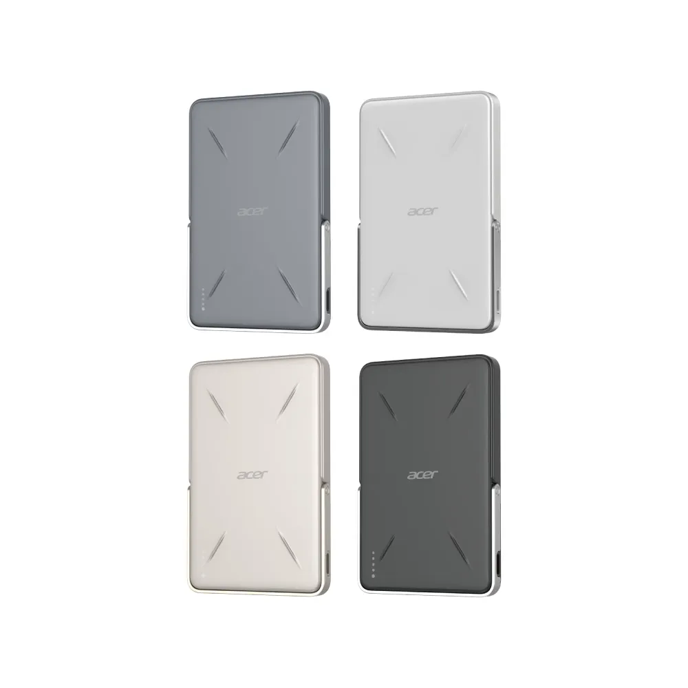 【Acer 宏碁】P-181 5000mAh磁吸無線充行動電源(行動電源 磁吸行動電源)