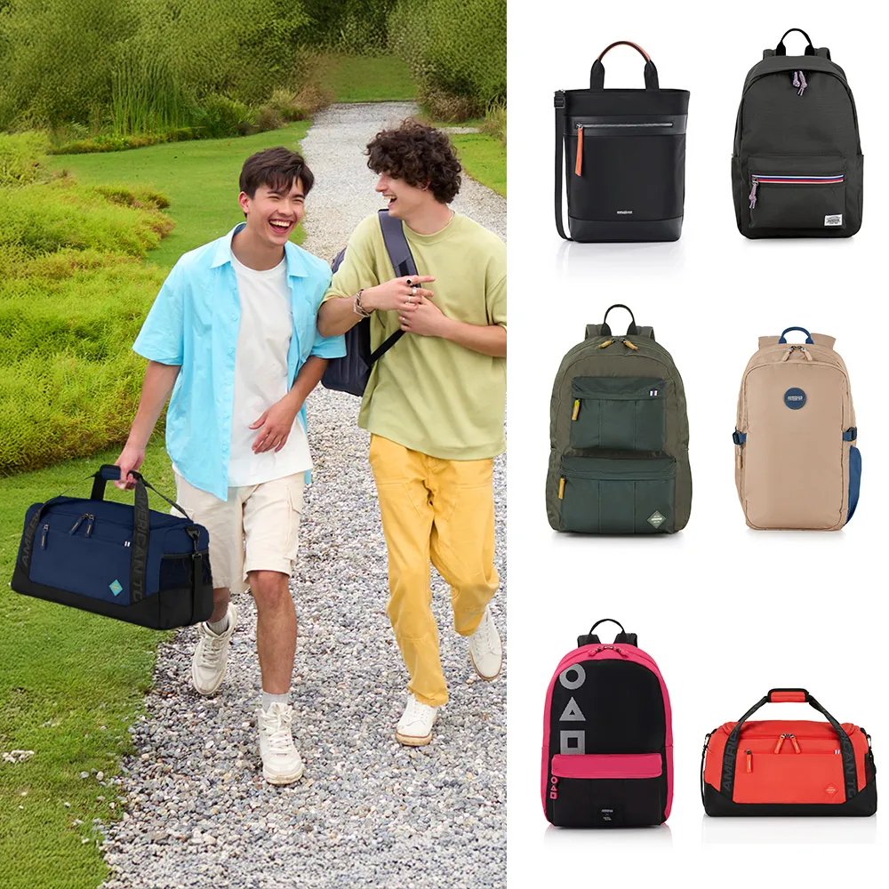 【AMERICAN TOURISTER 美國旅行者】大容量機能後背包/斜背包均一價(輕量 多款多色可選)