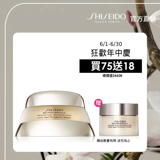 【SHISEIDO 資生堂國際櫃】百優精純乳霜75mL(NO.1國民乳霜/乳霜/晚霜/玻尿酸/日霜)