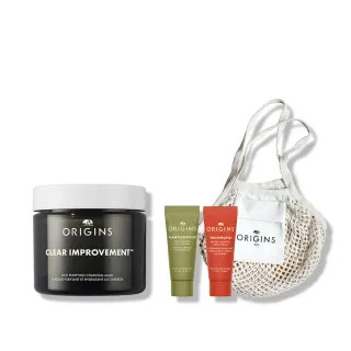 【ORIGINS 品木宣言】泥娃娃活性碳奇亞籽面膜75ml