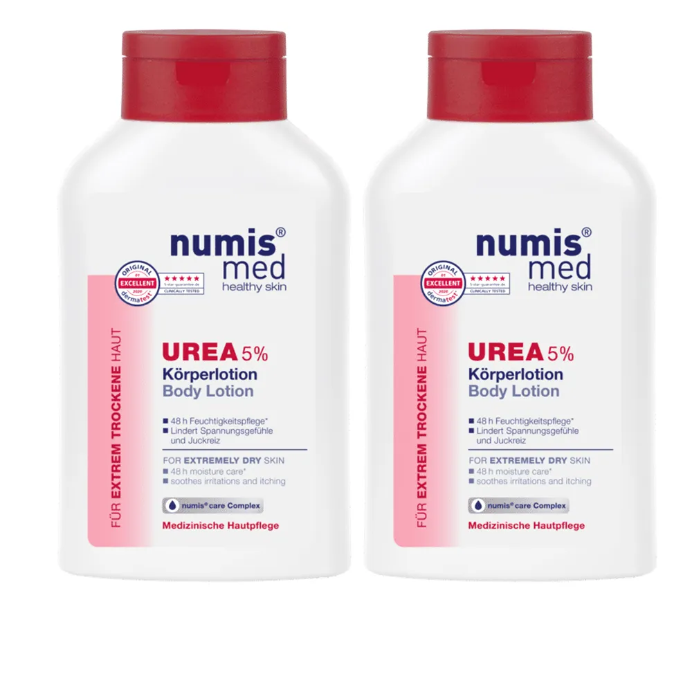 【Numis med 樂美思】尿素5%身體乳液300mlx2入組(總代理公司貨)