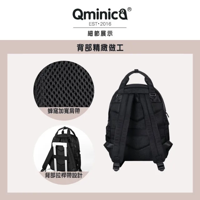 【WHOSE BAG】防潑水雙層收納健身後背包｜通勤運動分離鞋位大容量雙肩包 男女適用 NO.QM060
