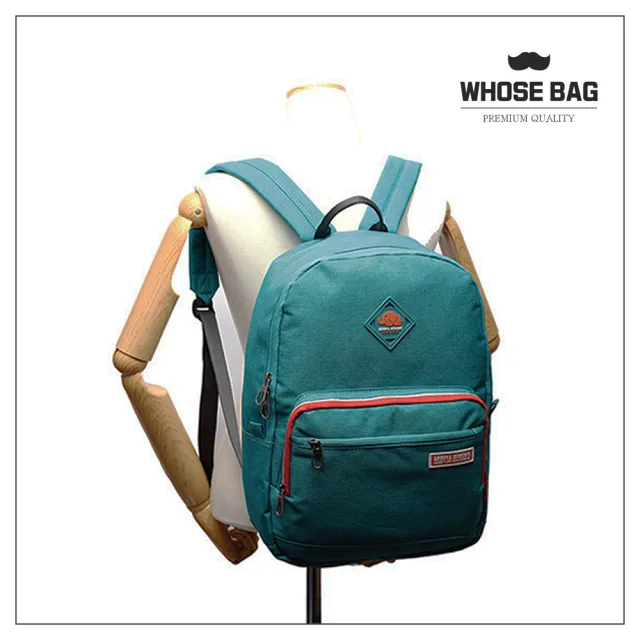 【WHOSE BAG】雙11 韓國製防潑水後背包｜A4大容量多口袋通勤雙肩包 男女適用 NO.WBR114