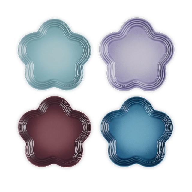 【Le Creuset】瓷器花型盤 19 cm(藍鈴紫/無花果/水手藍/海洋之花 4色選1)