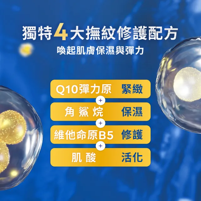 【NIVEA 妮維雅】Q10抗痕撫紋身體修護霜200mlx2+美體緊膚乳液400mlx1(抗老/Q彈緊緻/頸紋霜)