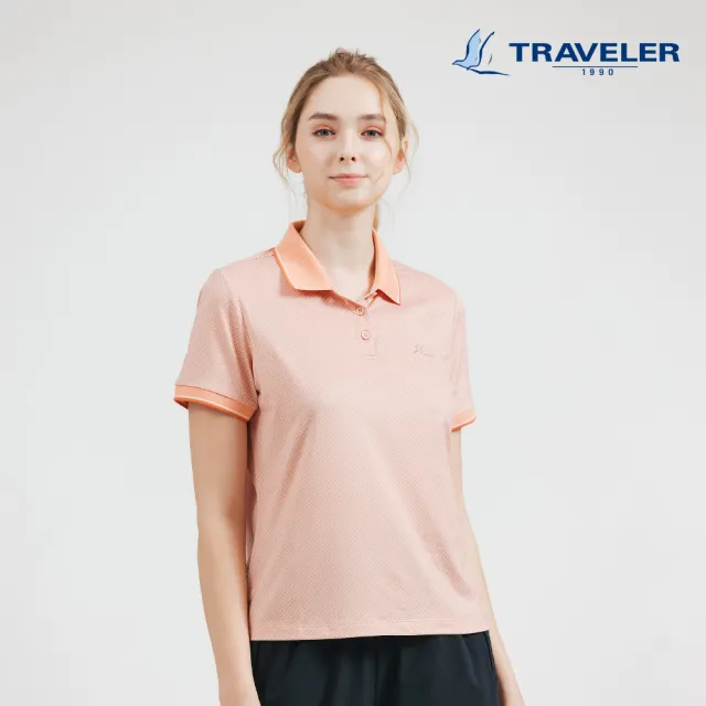 【TRAVELER 旅行者】女多款消臭/吸排/抗UV/POLO短袖上衣｜251TR827.40.43.45