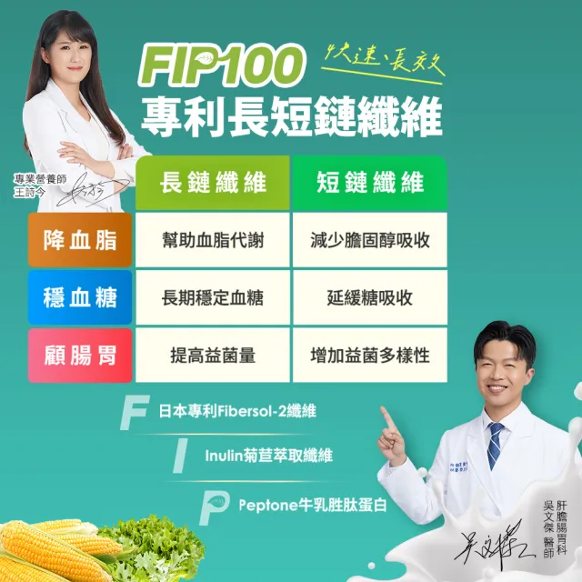 【funcare 船井生醫】FIP100纖維粉10盒-共150包(健康食品、膳食纖維-調節血脂/血糖、去你的膽固醇)