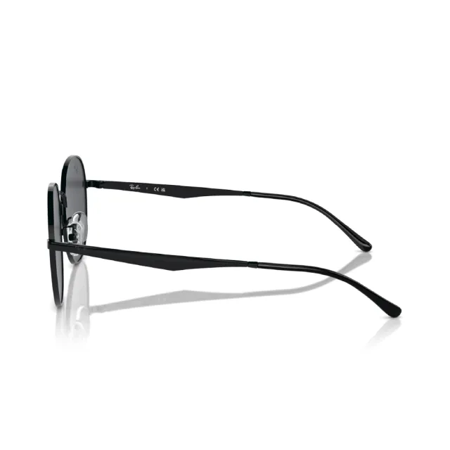 【RayBan 雷朋】大圓框 金屬 太陽眼鏡 墨鏡(RB3727D 002/87)
