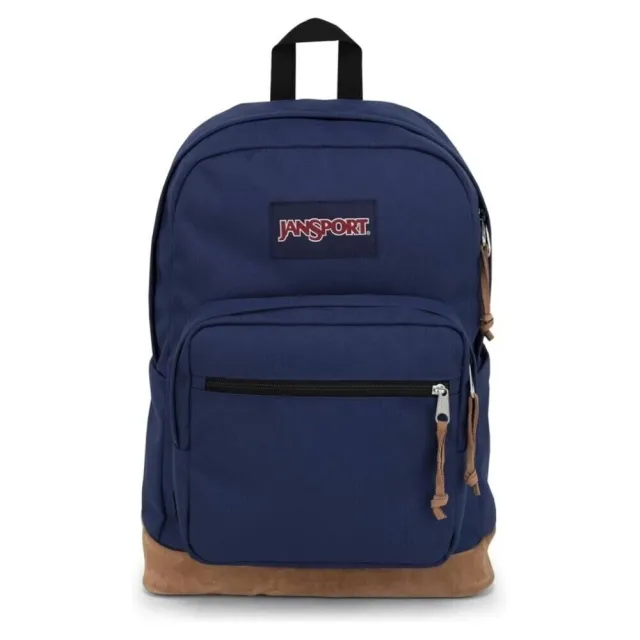 【JANSPORT】Right Pack 後背包 經典 抗撕裂材質 筆電專用夾層 紫(JS0A4QVA003)