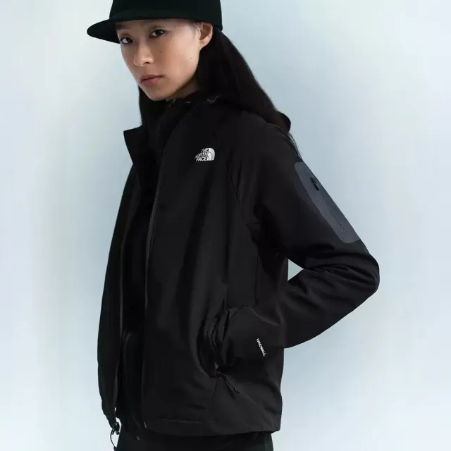 【The North Face】男女款DWR防潑水輕量立領風衣(多款任選)
