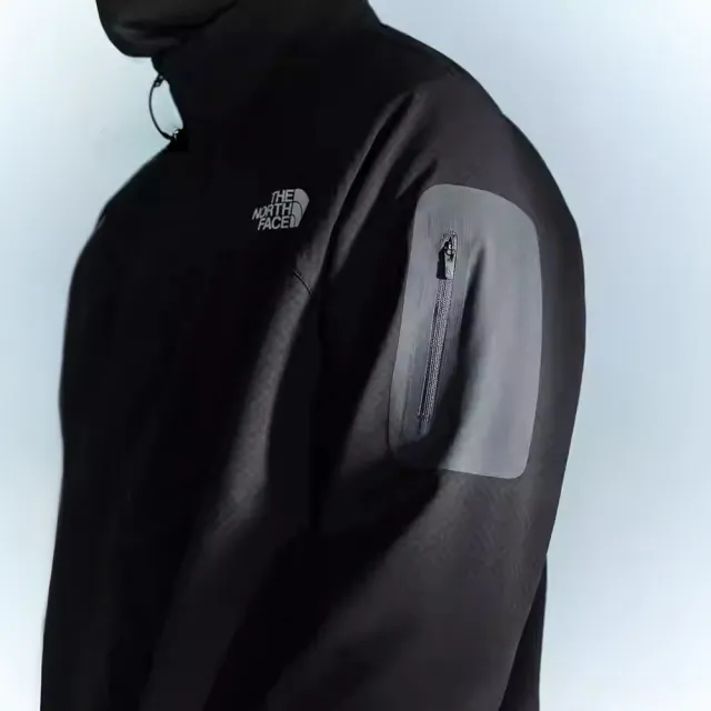 【The North Face】男女款DWR防潑水輕量立領風衣(多款任選)