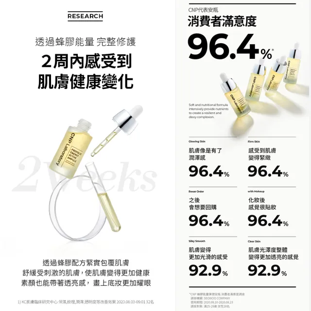 【CNP Laboratory】官方直營  蜂膠能量彈潤安瓶 15ml