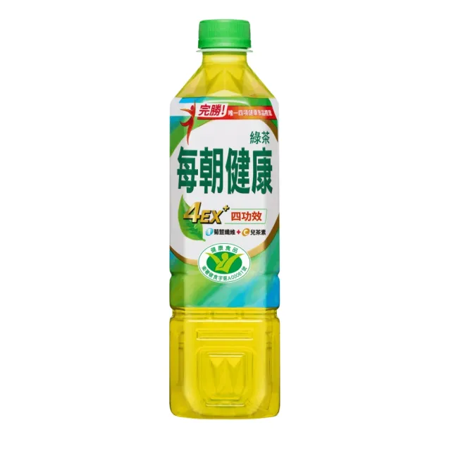 【每朝健康】綠茶/熟藏紅茶-無糖650mlX2箱(共48入)