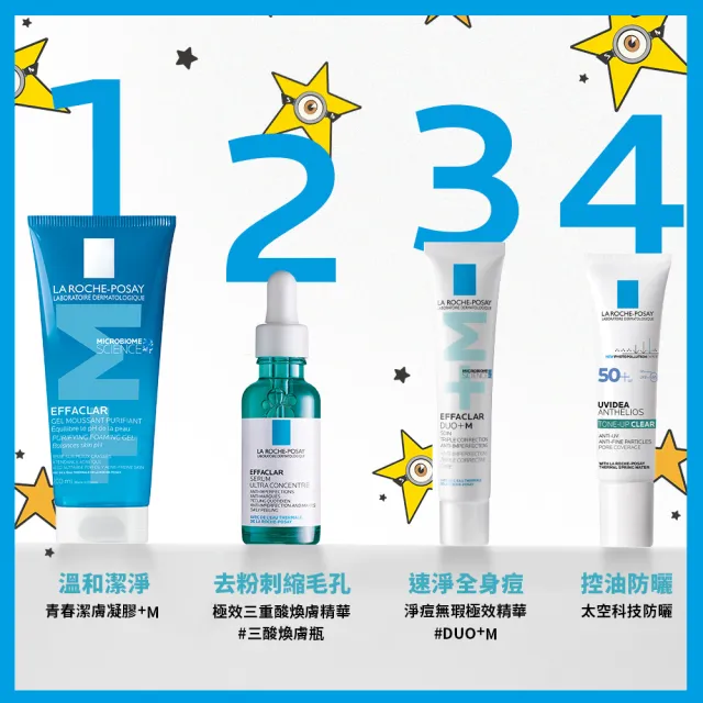 【理膚寶水】青春潔膚凝膠+M 400ml 年度限定組B