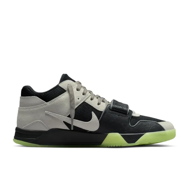 【NIKE 耐吉】Chase B x Travis Scott x Jordan Jumpman Jack 黑綠 倒鉤 三方聯名 運動鞋 男鞋 IH7971-001