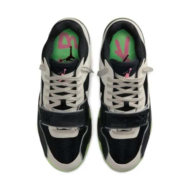 【NIKE 耐吉】Chase B x Travis Scott x Jordan Jumpman Jack 黑綠 倒鉤 三方聯名 運動鞋 男鞋 IH7971-001
