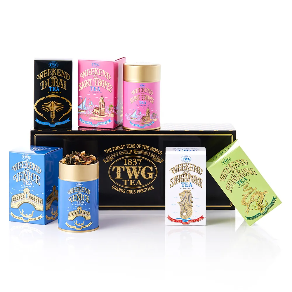 TWG Tea】週末五重奏禮盒組(Weekend Quinto Tea Set; 50g/罐) - momo