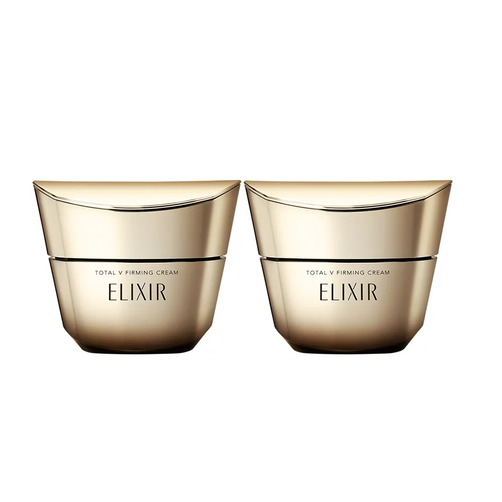 即期品【ELIXIR 怡麗絲爾】膠原緊V澎潤霜雙入組(緊V澎潤霜50g)