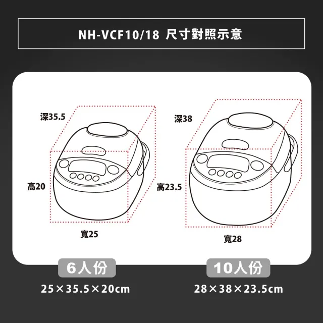 【ZOJIRUSHI 象印】*日本製*6人份IH豪熱沸騰微電腦電子鍋(NH-VCF10)