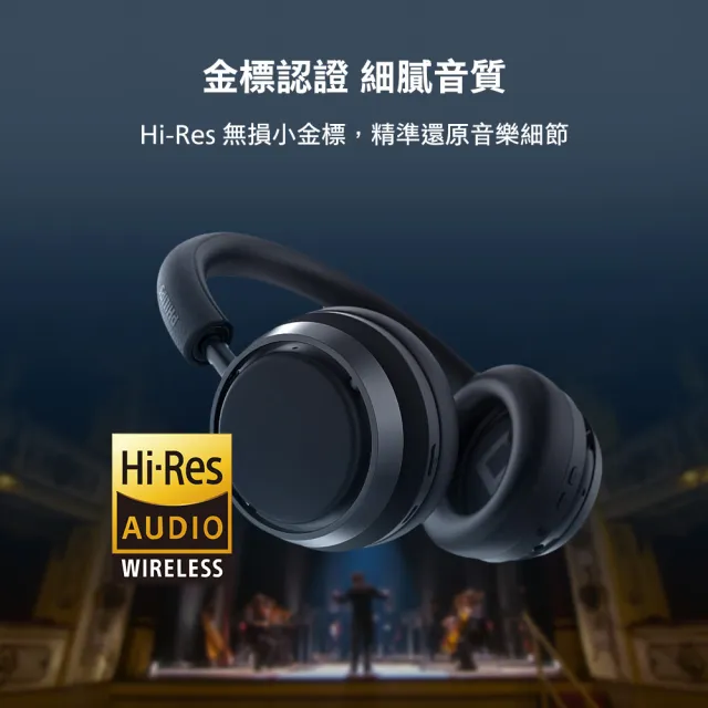【Philips 飛利浦】Fidelio L4 旗艦降噪藍牙耳罩式耳機(音韻絕響 靜謐隨行)