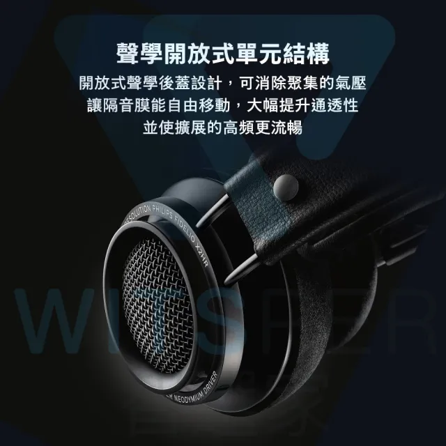 【Philips 飛利浦】Fidelio X2HR 耳罩式耳機(王者歸來 再造巔峰)