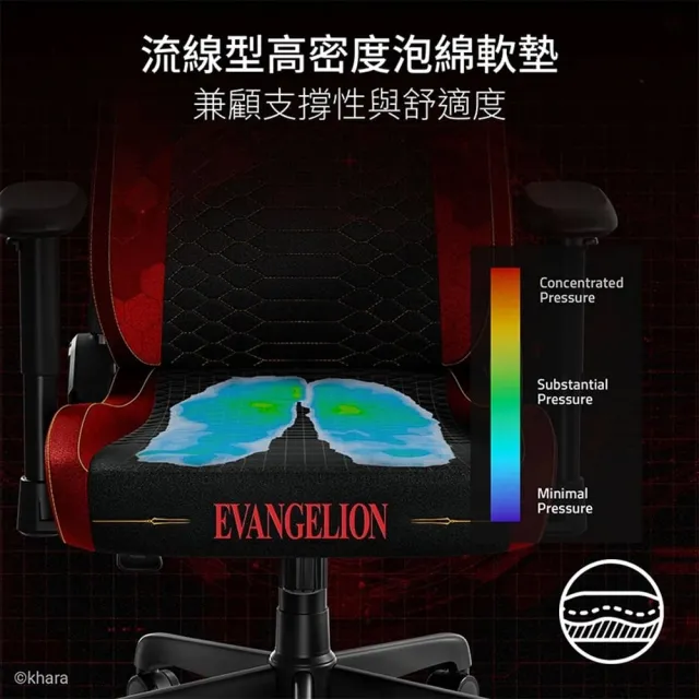 【Razer 雷蛇】Razer Iskur V2 X 新世紀福音戰士EVA聯名版 電競椅 (不含安裝)