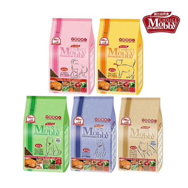 【Mobby 莫比】自然食-雞肉&米配方 1.5kg（幼母貓/成貓化毛/低卡/挑嘴/高齡貓）(貓糧、貓飼料、貓乾糧)