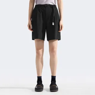 【The North Face】北面女款黑色UPF防曬短褲｜8C11JK3(抗UV)