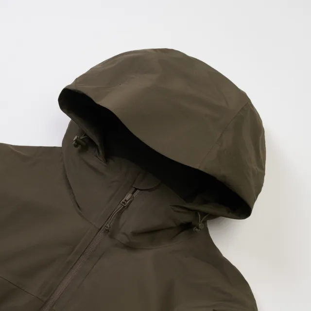 【The North Face】北面男款灰褐色DRYVENT防水衝鋒衣｜8BWF21L(外套)