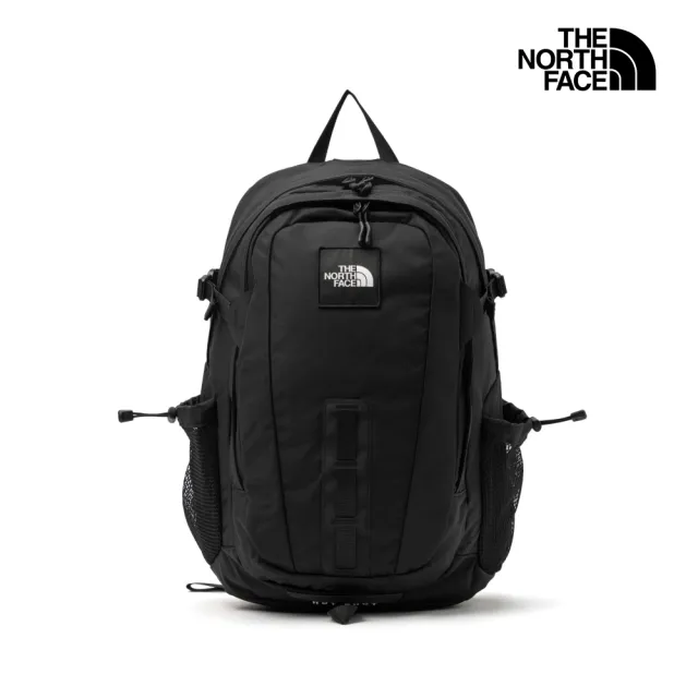 【The North Face】北面男女款黑色多隔層舒適背負後背包｜3KYJ53R(筆電包/登山包)