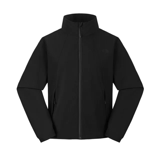 【The North Face】北面女款黑色DWR防潑水防曬可打包防風外套｜8DGRJK3