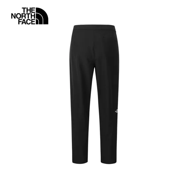 【The North Face】北面男款黑色吸濕排汗休閒長褲|8ET8JK3