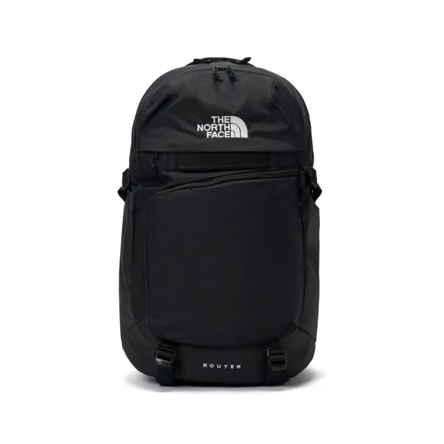 【The North Face】北面男女款黑色便捷收納休閒後背包|52SF4HF(筆電包/登山包)