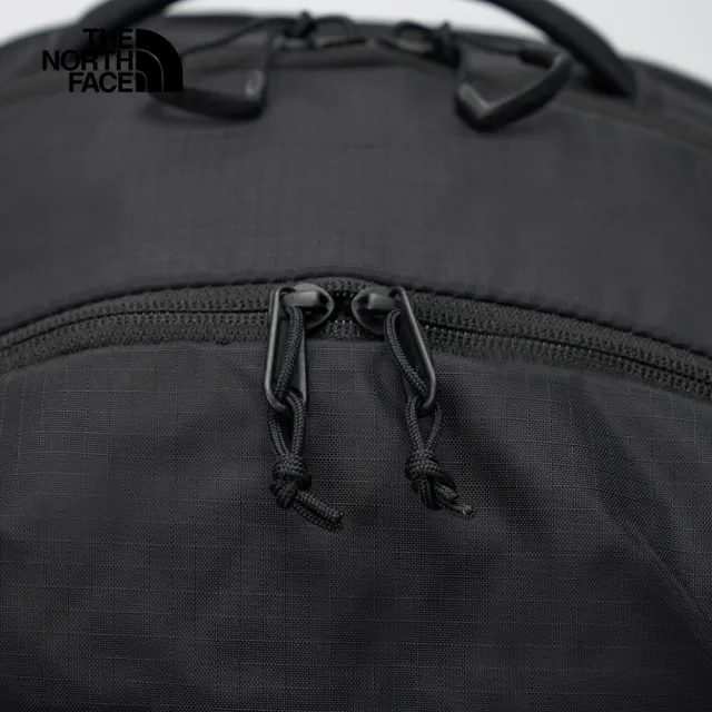 【The North Face】北面男女款黑色便捷收納休閒後背包|52SF4HF(筆電包/登山包)