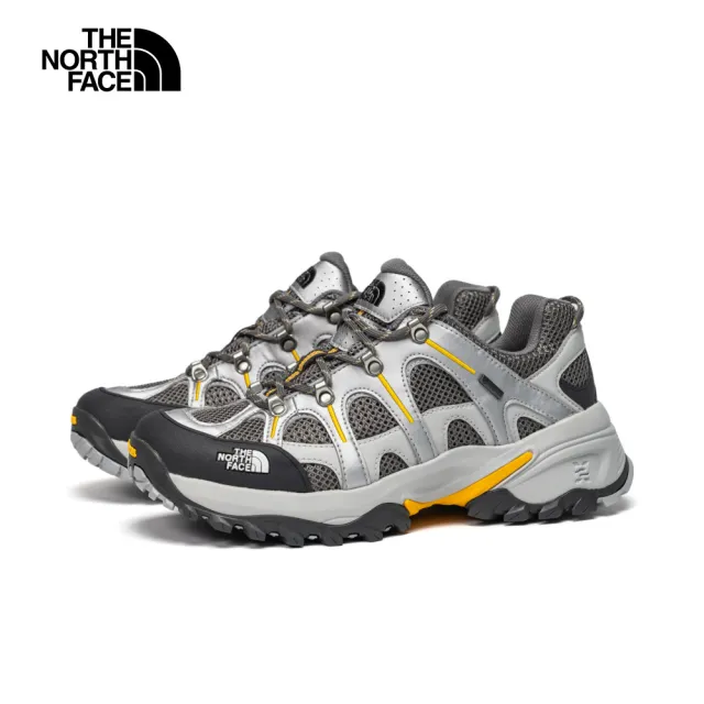 【The North Face】北面男女款黃色Gore-Tex防水登山鞋|8ADU8HI(健行鞋)