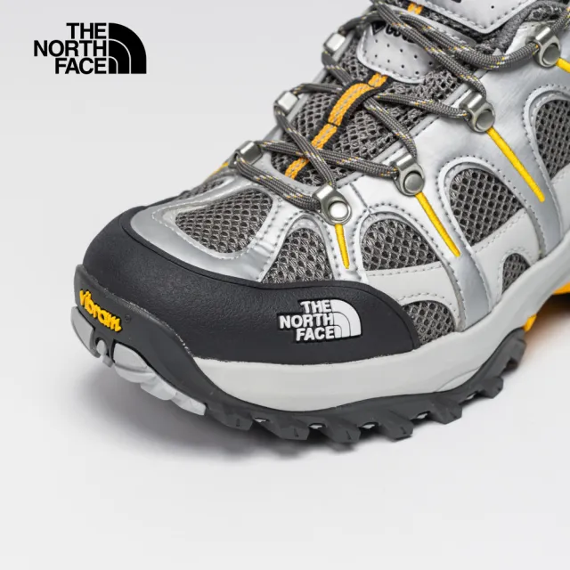 【The North Face】北面男女款黃色Gore-Tex防水登山鞋|8ADU8HI(健行鞋)