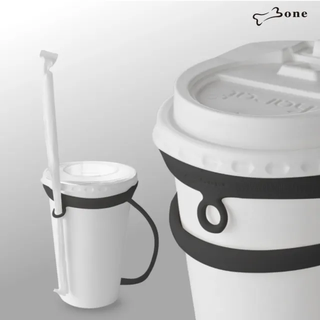 【Bone 蹦克】環保杯綁2 (杯套/提袋/環保杯袋/傘繩杯套/飲料杯袋/趣味角色)