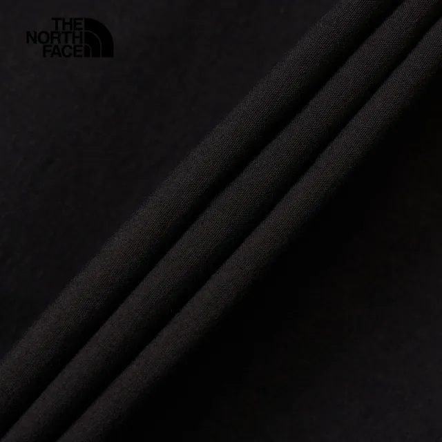 【The North Face】北面女款黑色DWR防潑水戶外徒步長褲|8DFKJK3
