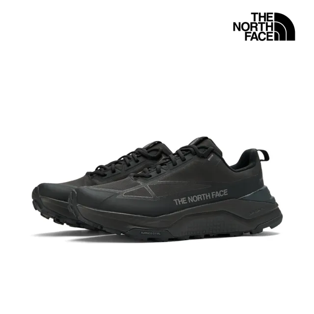 【The North Face】北面男款黑色DRYVENT防水耐磨抓地徒步鞋｜8G6BKX7 登山鞋/健行鞋