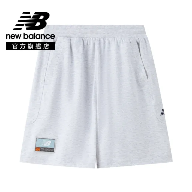 【NEW BALANCE】NB 童裝 短褲_7VG2210WLGR_男童/女童_淺灰色