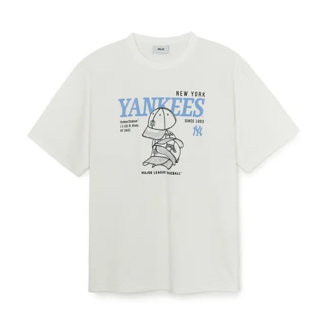 【MLB】短袖T恤 Lifestyle Graphics 大都會/洋基隊(3ATSN0154/3ATSV0154-多款任選)