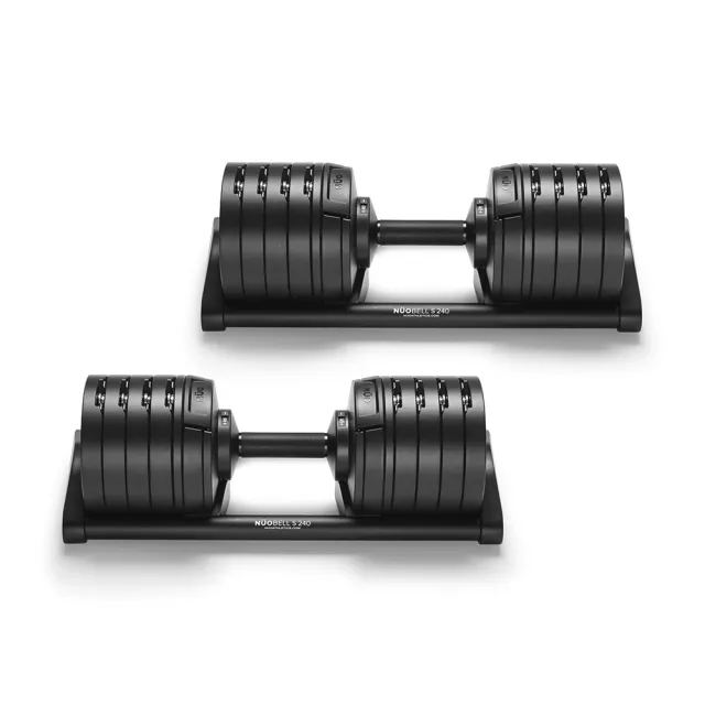 【NUO】S240可調式啞鈴40KG-2入(極致黑)