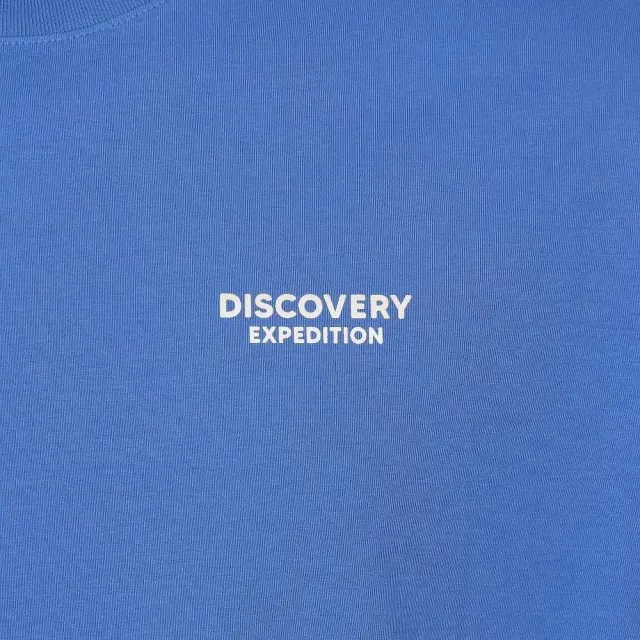 【Discovery Expedition】Freshvent 露台圖案短袖T恤 上衣 (DXRS7K063-CBL)