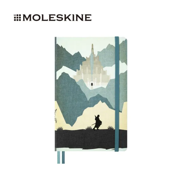 【MOLESKINE】x 魔戒限量系列「亞拉岡 · 王者歸宗 」筆記本/L型/橫線