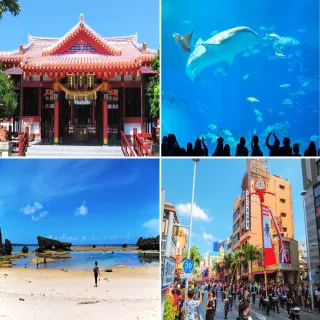 沖繩五日自由行｜07-10月出發★樂桃+精選飯店二選一(午去午回/兩人一室-單人券)