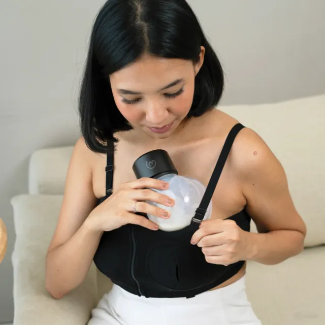 【MOOIMOM 沐伊孕哺】B9雙用免手持電動吸乳器2in1(電動集乳器/擠乳器)