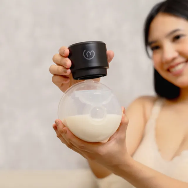 【MOOIMOM 沐伊孕哺】B9雙用免手持電動吸乳器2in1(電動集乳器/擠乳器)