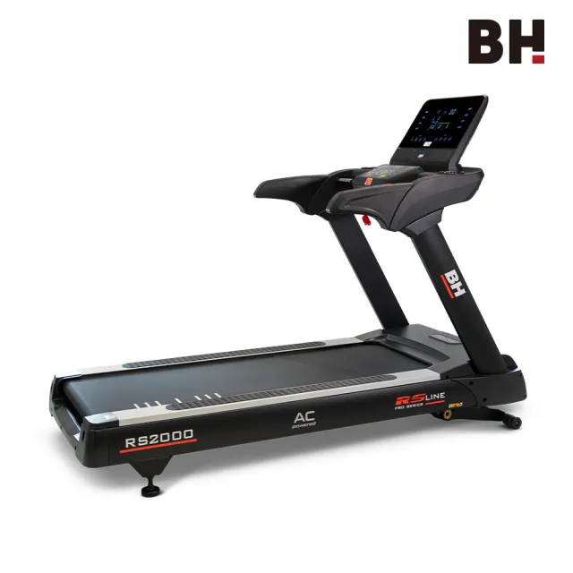 【BH】商用 RS2000 LED 變頻跑步機(商用等級/變頻馬達/ZWIFT/坡度揚升/下坡訓練/心律扶手)