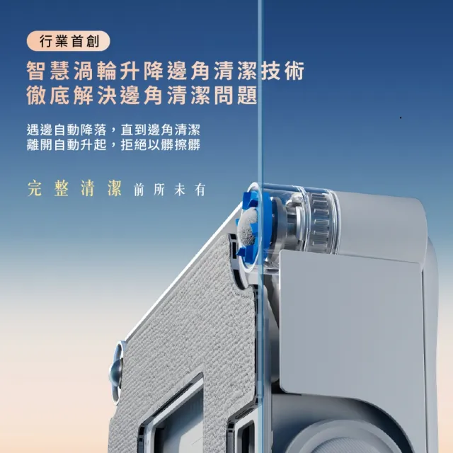 【ECOVACS 科沃斯】全台首款 W2S OMNI 全能基站擦窗機器人｜走到哪擦到哪｜讓採光重回生活
