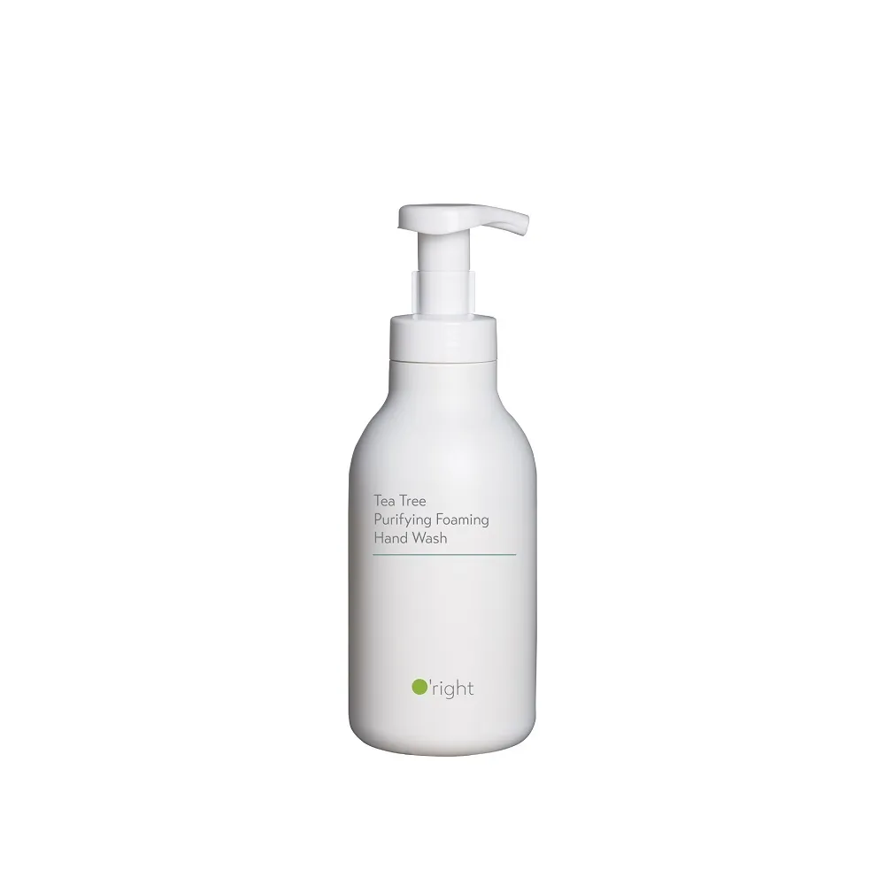 【O’right 歐萊德】茶樹淨化洗手慕絲450ml(洗手乳、保濕洗手乳、泡沫洗手乳)